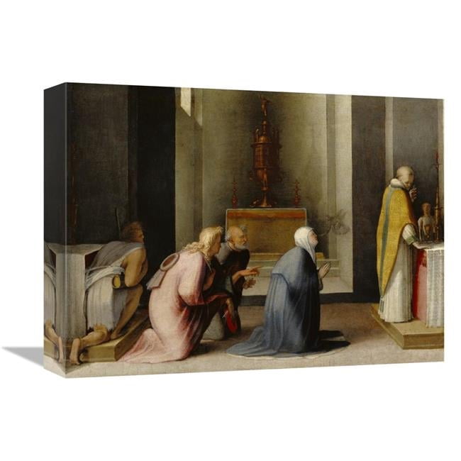 12 x 16 in. The Miraculous Communion of Saint Catherine of Siena Art ...