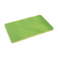 thumbnail image 1 of 12" x 18" Cat Litter Mat - Ultra-Large Litter Box Mat with Double Layers, Urine-Proof and Non-Slip Litter Trapping Mat, Easy to Clean Kitty Litter Mats for Floor, Scatter Control, Green, 1 of 4