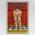 thumbnail image 1 of 12" x 18" Houdini in Handcuffs Vintage Magic Poster Wall Art, 1 of 4