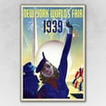 thumbnail image 1 of 12" x 18" New York 1939 World's Fair Vintage Travel Poster Wall Art, 1 of 4