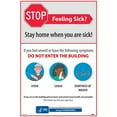 thumbnail image 1 of National Marker B2354862 Stay Home When You Are Sick Poster - 12 x 18 in. Vinyl, 1 of 4