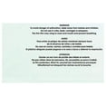 thumbnail image 1 of 12 x 18 in. - 1.5 Mil Resealable Suffocation Warning Poly Bags, Clear - Pack of 100, 1 of 1