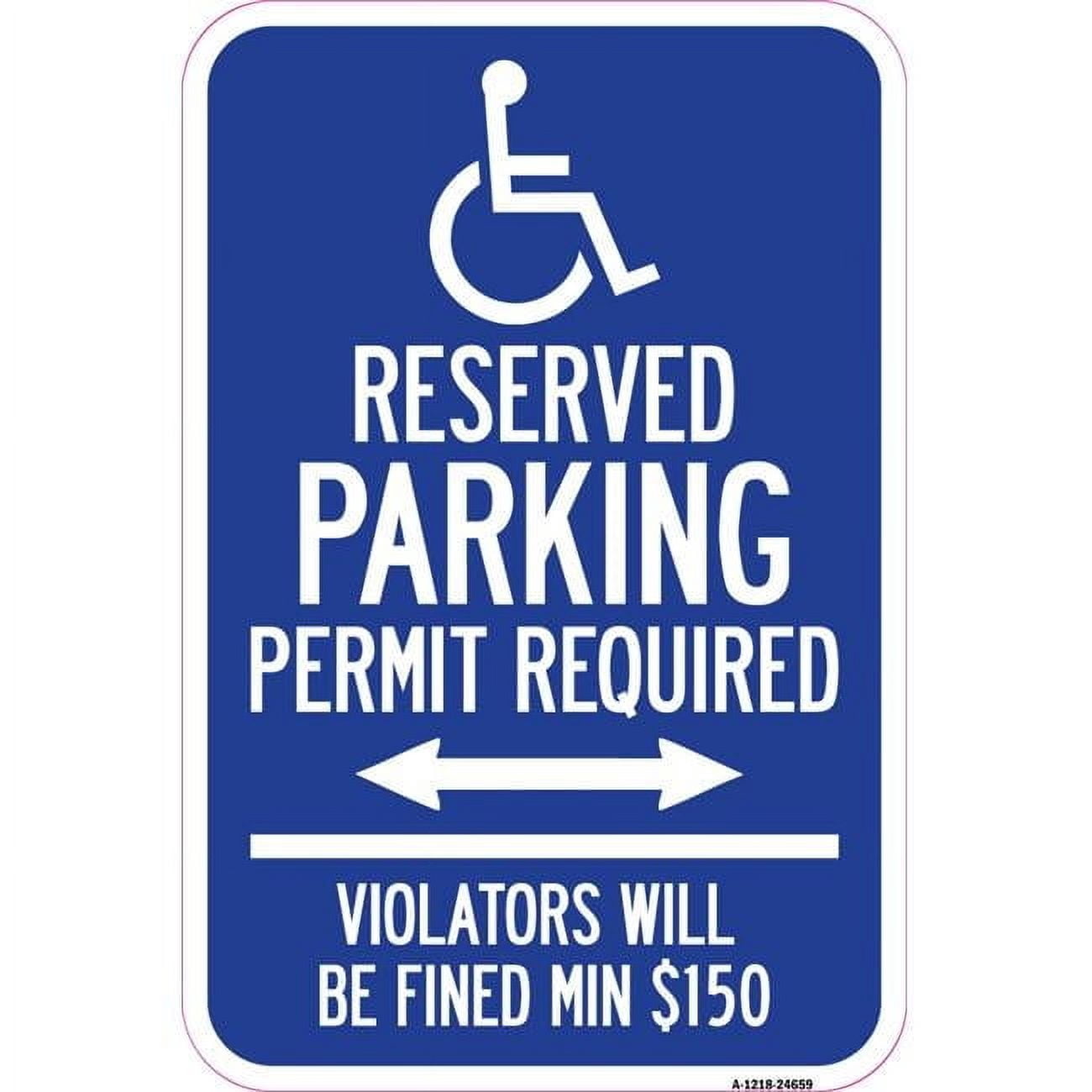 12 x 18 in. Aluminum Sign - Modern ISA Symbol Connecticut Reserved ...