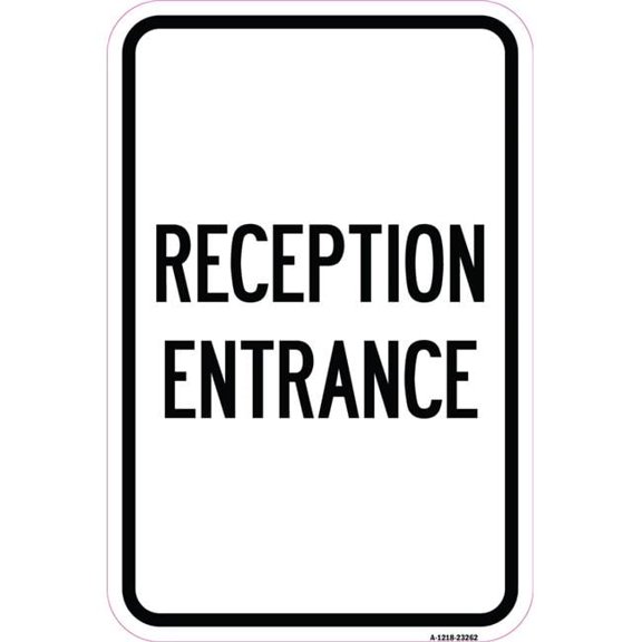 12 x 18 in. Aluminum Sign - Private Parking Only Unauthorized Vehicles Will Be Towed At Owners Expense