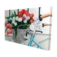 thumbnail image 1 of 12 x 18 in. Bicycle with Tulips Flowers In Basket-Print on Canvas, 1 of 1