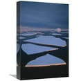 thumbnail image 1 of 12 x 18 in. Broken Fast Ice Under Midnight Sun, Edward VIii Bay, East Antarctica Art Print - Tui De Roy, 1 of 1
