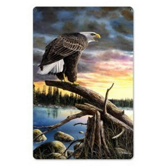 12 x 18 in. Call Of The Wild Satin Metal Sign