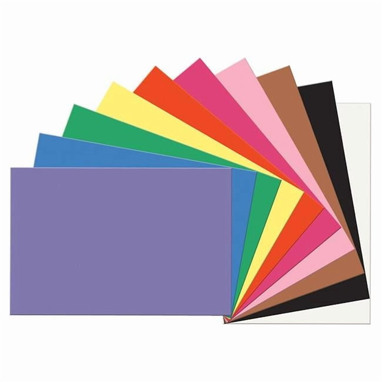 12 x 18 in. Construction Paper, Assorted - Pack of 5