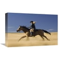 thumbnail image 1 of 12 x 18 in. Cowgirl on Horse Running Through Field, Oregon Art Print - Konrad Wothe, 1 of 1