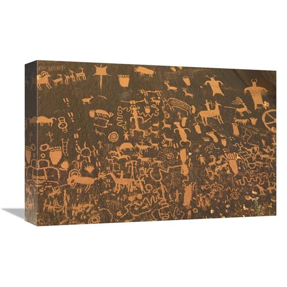 12 x 18 in. Fremont Petroglyphs, Newspaper Rock State Park, Utah Art Print - Gerry Ellis