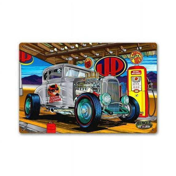 12 x 18 in. Gas Station Vintage Metal Sign