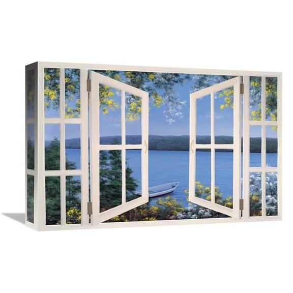 12 x 18 in. Island Time with Window Art Print - Diane Romanello