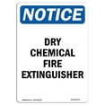 thumbnail image 1 of 12 x 18 in. OSHA Notice Sign - Dry Chemical Fire Extinguisher, 1 of 1