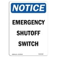 thumbnail image 1 of 12 x 18 in. OSHA Notice Sign - Emergency Shutoff Switch, 1 of 1