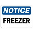 thumbnail image 1 of 12 x 18 in. OSHA Notice Sign - Freezer, 1 of 1