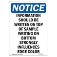 thumbnail image 1 of 12 x 18 in. OSHA Notice Sign - Information Should Be Written, 1 of 1
