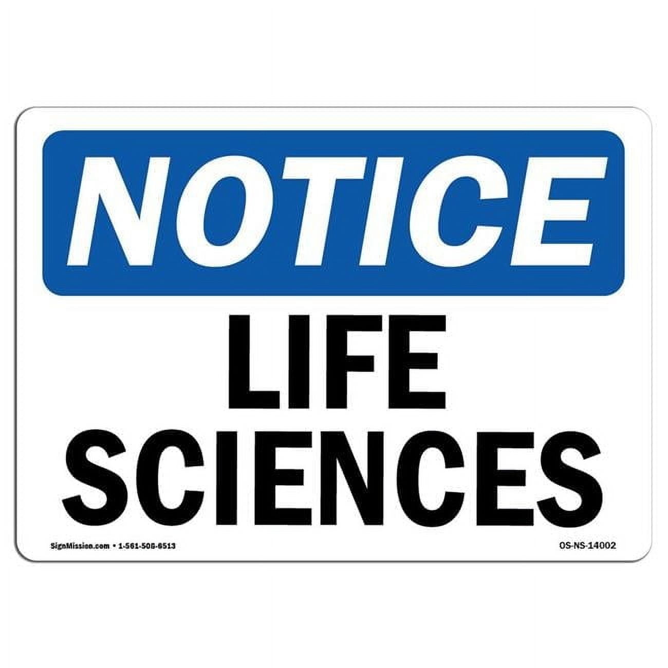 12 x 18 in. OSHA Notice Sign - Life Sciences - Walmart.com