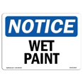 thumbnail image 1 of 12 x 18 in. OSHA Notice Sign - Wet Paint, 1 of 1