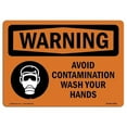thumbnail image 1 of 12 x 18 in. OSHA Warning Sign - Wear Approved Breathing Apparatus Beyond, 1 of 1