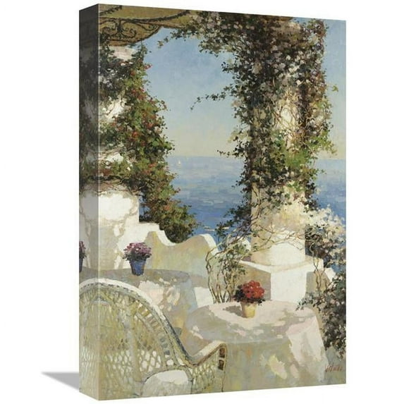 12 x 18 in. Positano Seascape Art Print - Vitali
