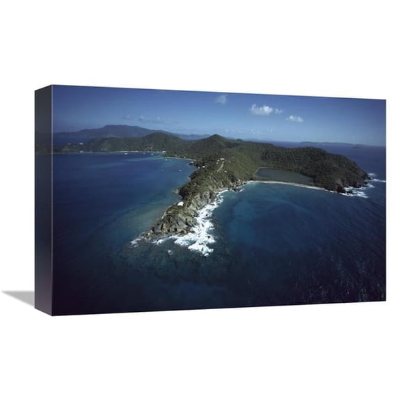 12 x 18 in. Privateer Point, VIrgin Islands National Park, St John Island, US VIrgin Islands Art Print - Gerry Ellis