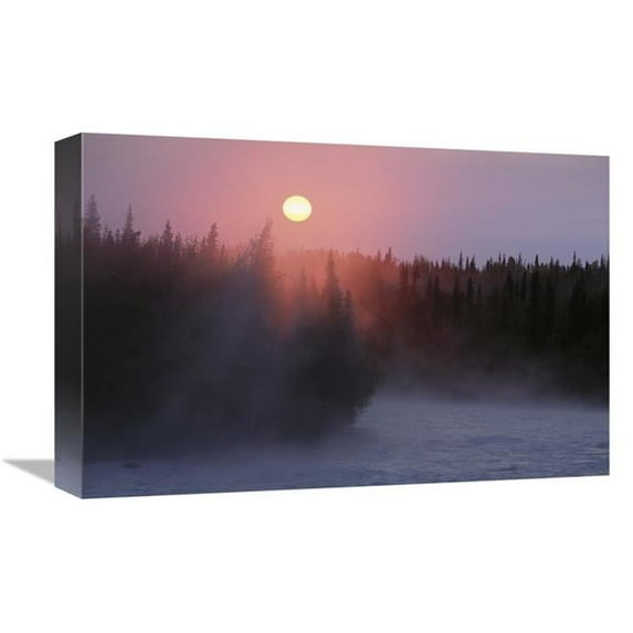 12 x 18 in. Sunrise Over Kasilof River, Kasilof, Alaska Art Print - Matthias Breiter