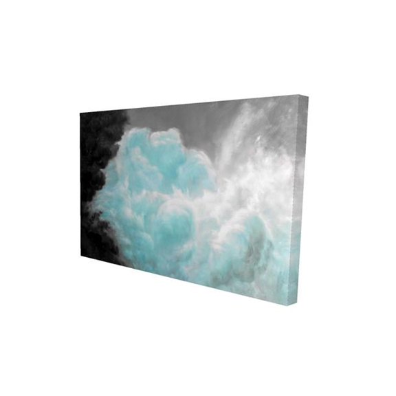 12 x 18 in. Turquoise Clouds-Print on Canvas