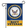 thumbnail image 1 of 12 x 18 in. US Navy Garden Style 2 Sided Veteran Design Flag, 1 of 1