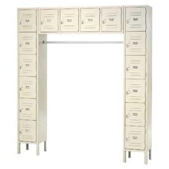 12 x 18 x 12 in. Paramount 16 Person Locker with Assembled - Tan