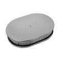 thumbnail image 1 of 12 x 2 in. Oval Smooth Air Cleaner with Element, Chrome, 1 of 1