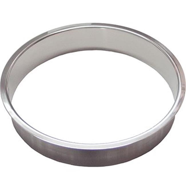 12 x 2 in. Polished Trash Grommet, Stainless Steel