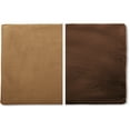 thumbnail image 1 of 12" x 20" Cover Only Throw Pillowcase Reversible - Saddle Brown: 2 PCS / 4 Sided. Luxurious, Microsuede/Microplush Fabric - Softest / High Thread Count - Washable, Outstanding Beauty & Comfy, 1 of 9