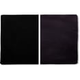 thumbnail image 1 of 12" x 20" Cover Only Throw Pillowcase Reversible - Stable Black: 2 PCS / 4 Sided. Luxurious, Microsuede/Microplush Fabric - Softest / High Thread Count - Washable, Outstanding Beauty & Comfy, 1 of 9