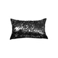 thumbnail image 1 of 12" x 20" Gold And Black Cowhide Pillow, 1 of 2