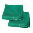thumbnail image 1 of 12' x 20' Green Heavy Duty 6 Oz 70% Shade Mesh Tarps with Grommets ROLL-Off | Sturdy Mesh Tarp Shades for Sun Light Blockage, Green House, Garden, Swimming Pool, Balcony Privacy Mesh (2 Pack), 1 of 9