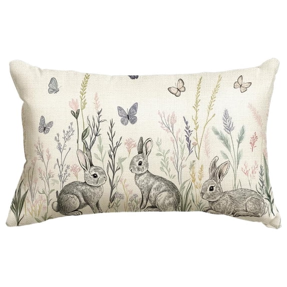 12 x 20 Inch Easter Bunny Throw Pillows,Easter Pillow Covers - Easter ...