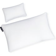 12 x 20 Microbead Stuffer Pillow Insert Sham Square Pillow Cushion for Extra Comfort & Support. Zip Pocket w/ Mini stuffer Zip-in Insert - Adjustable & Perfect Fit With Any Decorative Cover - 1 Pcs