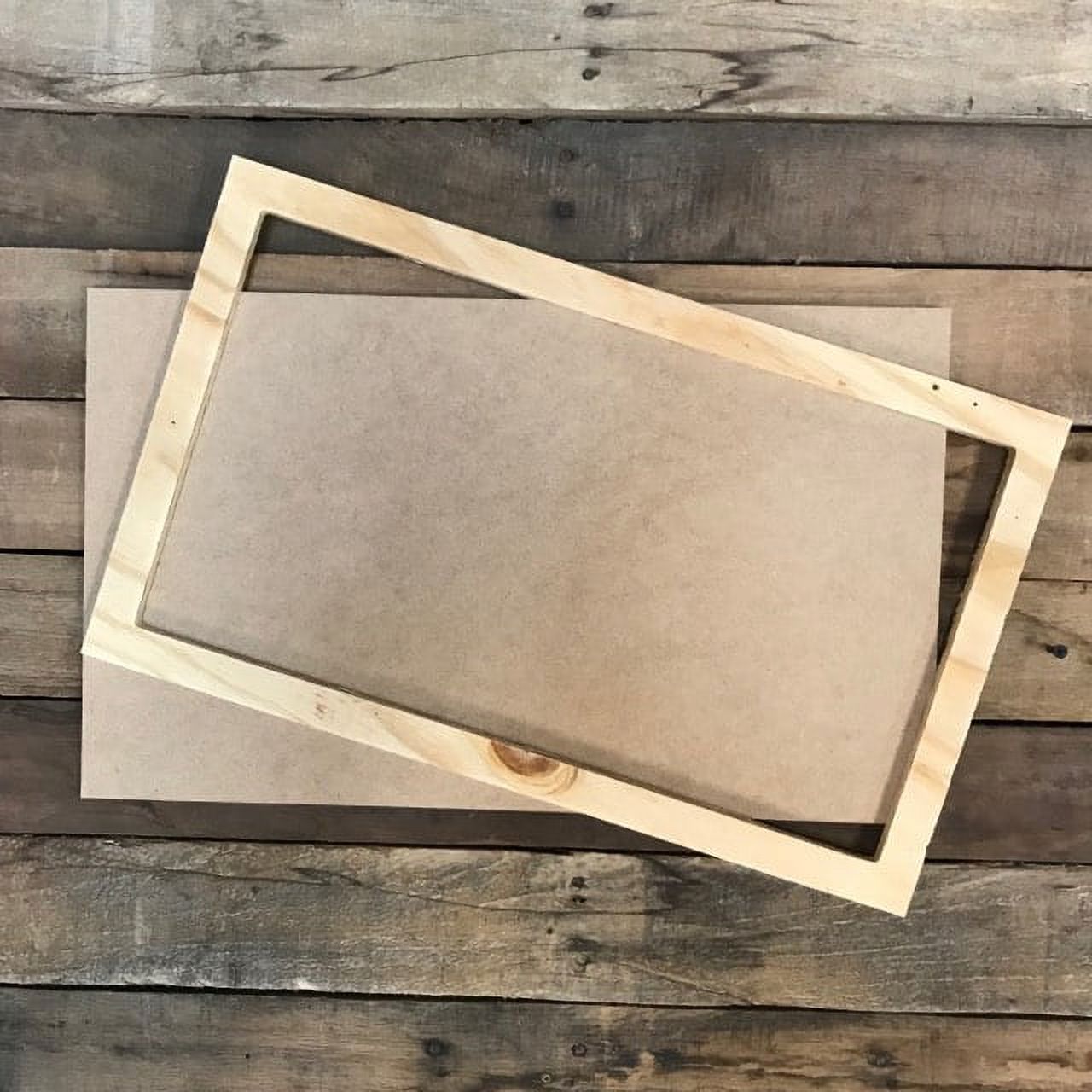 12" x 20" Piece Unfinished Wooden Farmhouse Sign Kit, BuildACross