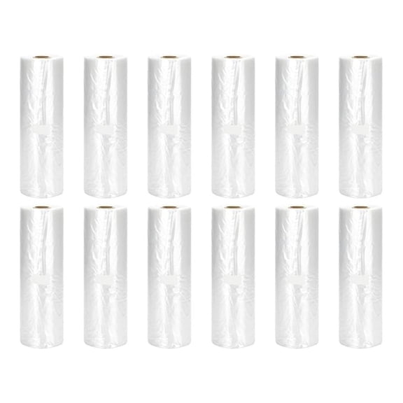 12" x 20" Plastic Produce Bag on a Roll Food Storage Bags Clear Plastic Produce Bag for Fruits, Vegetable,Bread, Kitchen Bags (4200 Bags-12 Roll)