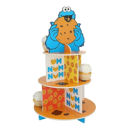12" x 20" Sesame Street Cookie Monster Foamboard Treat Stand