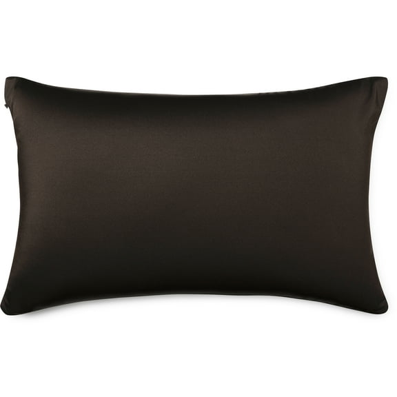 12" x 20" Throw Pillow – Black: 1 PCS Luxurious Premium Microbead Pillow With 85/15 Nylon/Spandex Fabric. Forever Fluffy, Outstanding Beauty & Support. Silky, Soft & Beyond Comfortable
