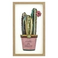 thumbnail image 1 of 12 x 20 in. Cactus Collage II Wall Art, 1 of 1