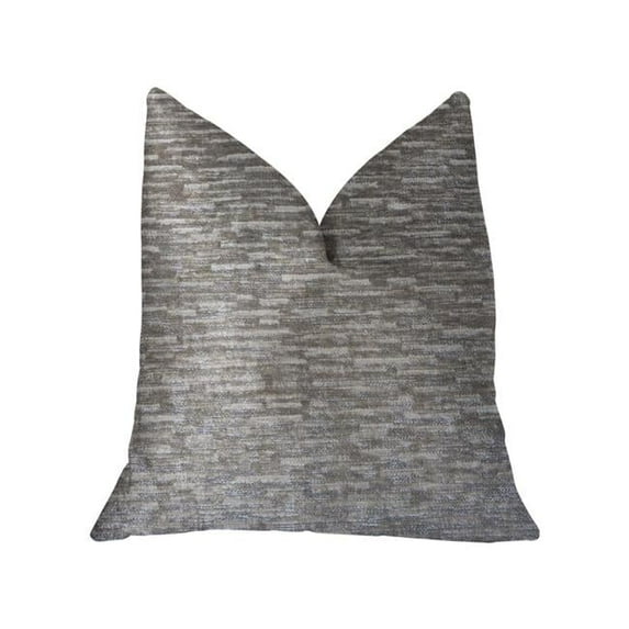 12 x 20 in. Montage Luxury Double Sided Throw Pillow - Beige