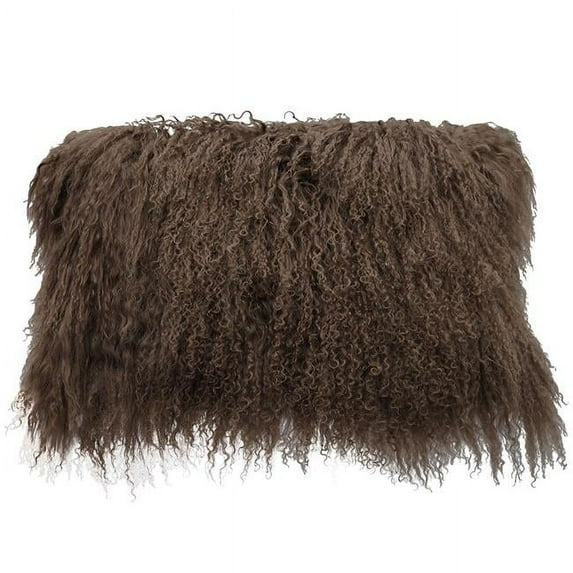 12 x 20 in. No.15 Tibetan Lumbar Pillow, Pewter