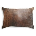 thumbnail image 1 of 12" x 20" x 5" Brown Cowhide  Pillow, 1 of 3
