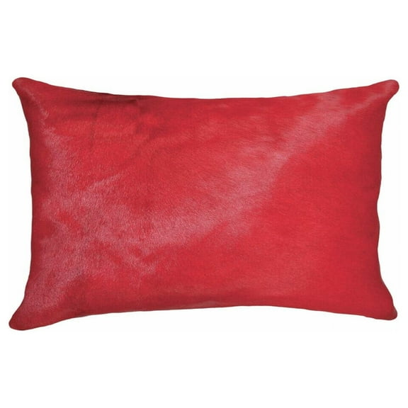 12" x 20" x 5" Firecracker Cowhide  Pillow
