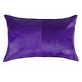 thumbnail image 1 of 12" x 20" x 5" Purple Cowhide  Pillow, 1 of 3