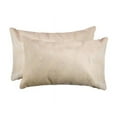 thumbnail image 1 of 12" x 20" x 5" Tan Cowhide  Pillow 2 Pack, 1 of 2