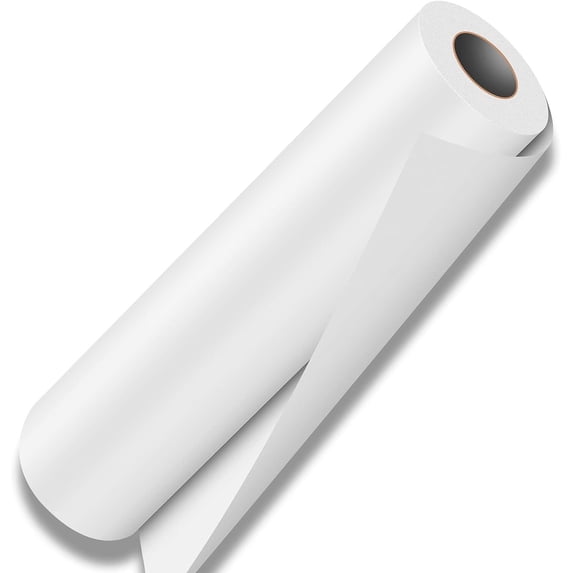 12" x 20ft Heat Transfer Vinyl Rolls, HTV Vinyl White for Shirts, Iron on Vinyl for All Cutter Machine, Easy to Cut & Weed for DIY Heat Vinyl Design, Matte Finish