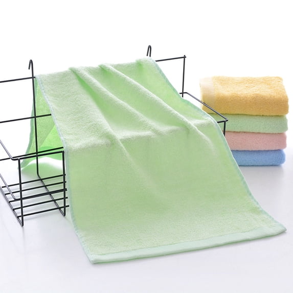 12 x 23 inch Highly Absorbent Soft Towels for Bathroom, Gym, Hotel, Spa and Kitchen Bamboos Fiber Solid Color Wrapped Towel Cleansing Face Wash Bath Towel